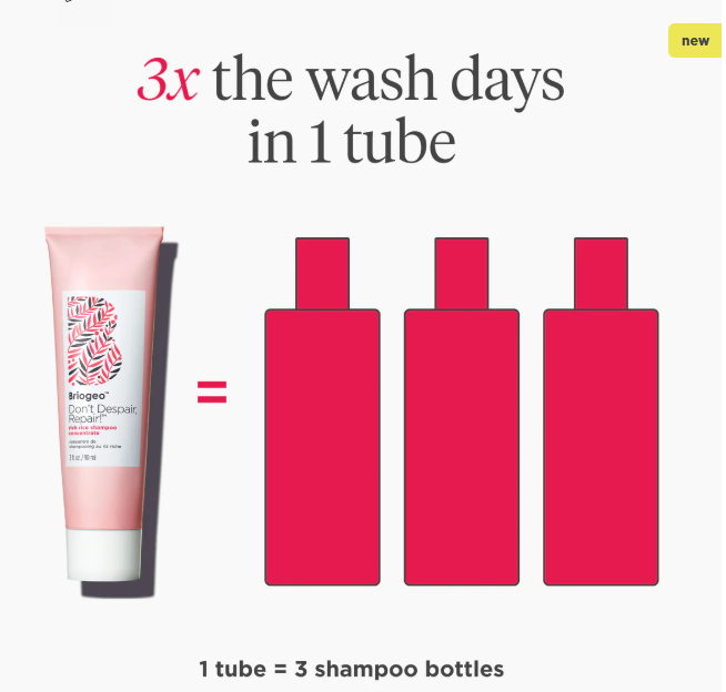 Rice Protein + Algae  Rich Rice Water Shampoo Concentrate with Key