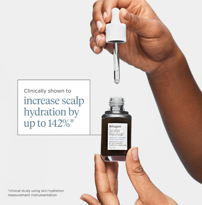 Charcoal + Tea Tree  Scalp Treatment Drops