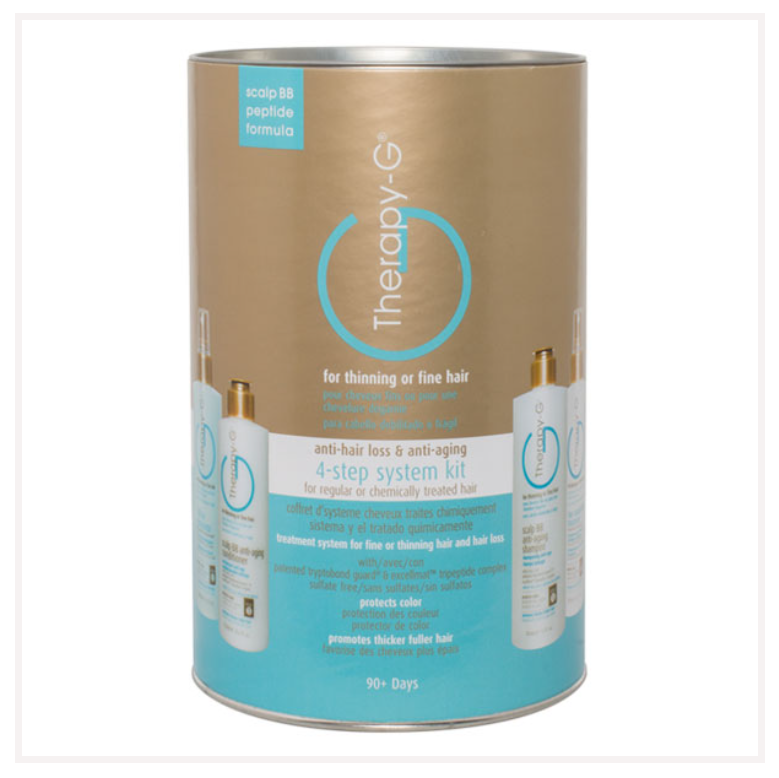 4-Step System Kit (90 DAY) Anti-Aging & Anti-Hair Loss (for Regular & Chemically Treated Hair)